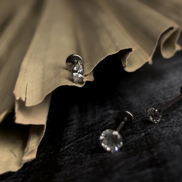 Titanové šperky pro piercing