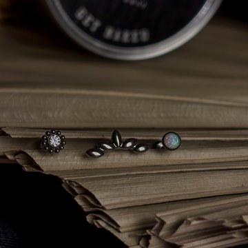 Titanové šperky pro piercing