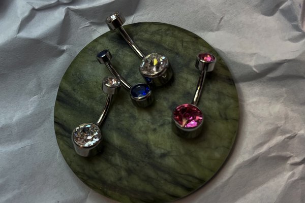 Titanové šperky pro piercing