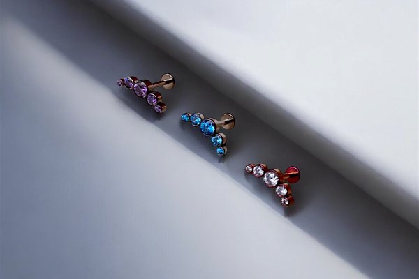 Eloxování šperků na piercing